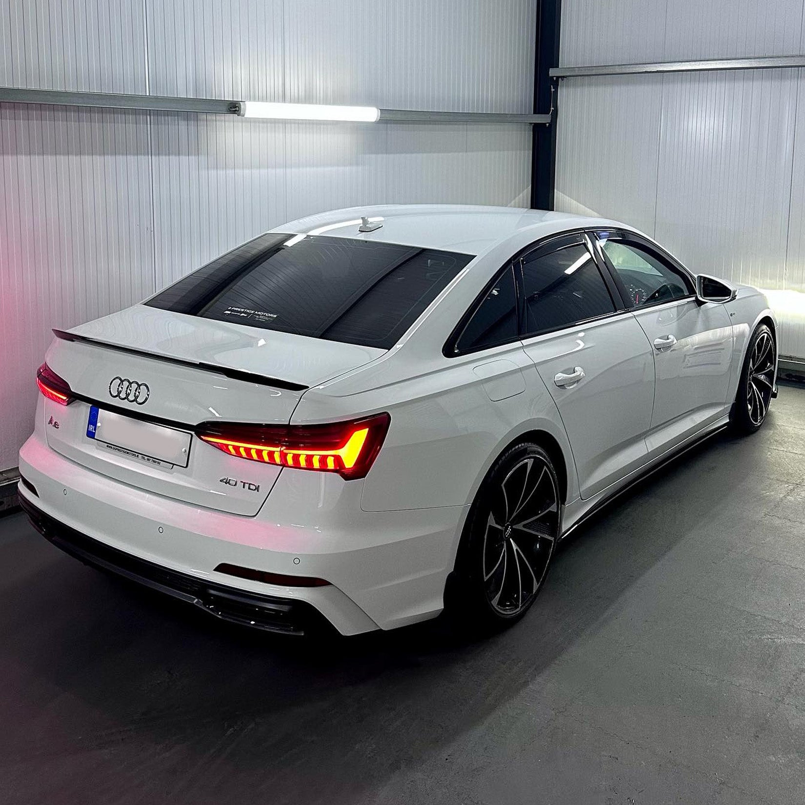 Audi A6 C8 2019+ Gloss Black RS6-Style Rear Boot Spoiler