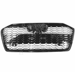 Audi A6 / S6 C8 2019+ Gloss Black RS6 Style Honeycomb Grill