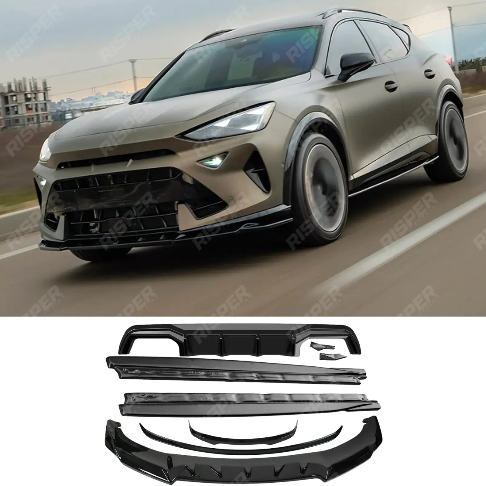 Cupra Formentor Facelift 2024 On Aero Body Kit In Gloss Black Aero Kit