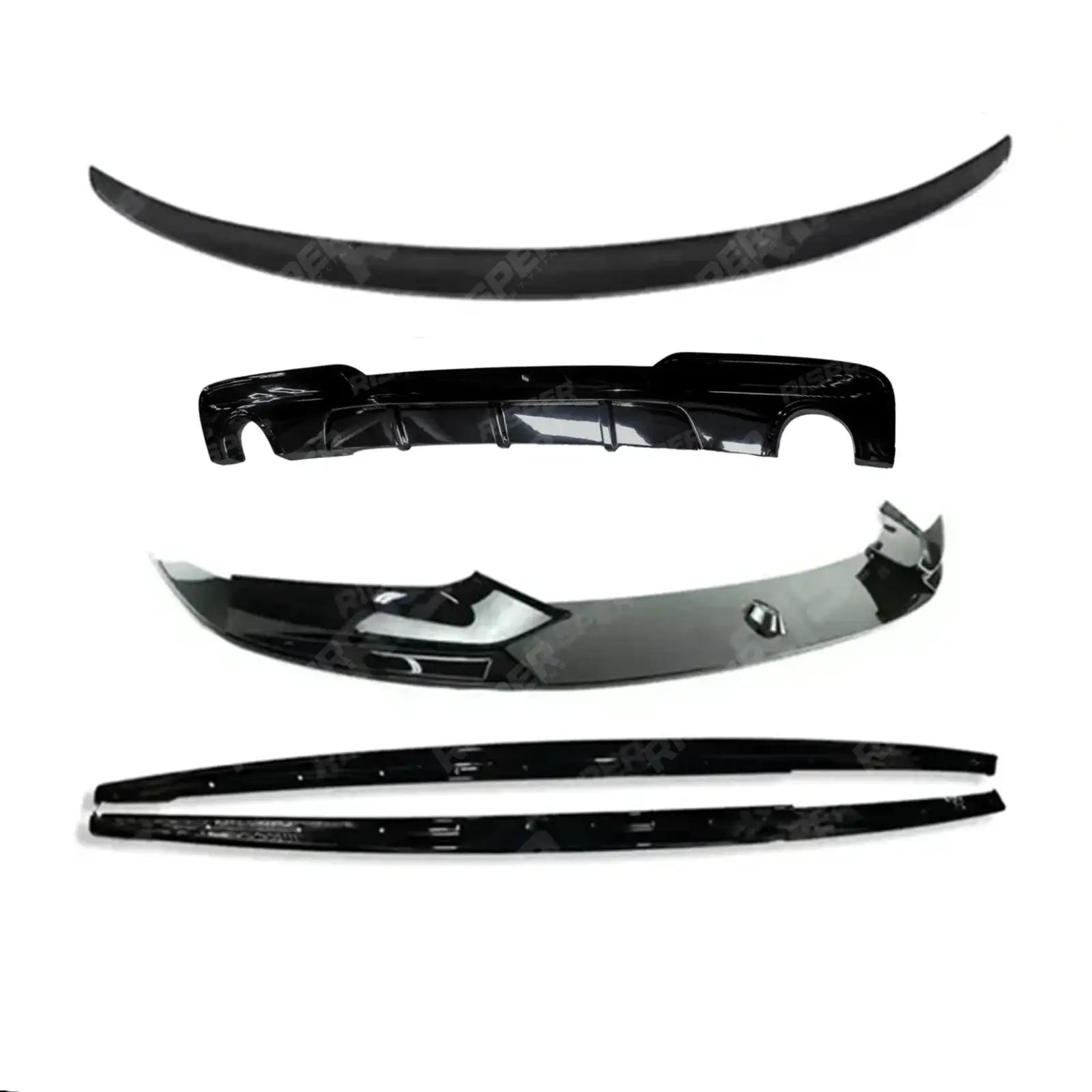 Aero Body Kit in Gloss Black For BMW 5 Series F10 F18 - Body Kit