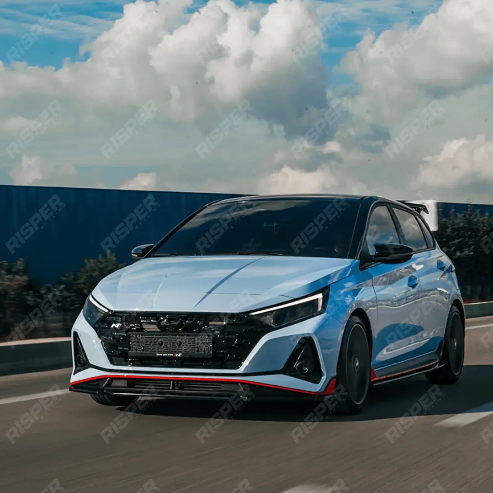 Hyundai I20 N Mk3 2020+ Aero Body Kit In Gloss Black Body Kit
