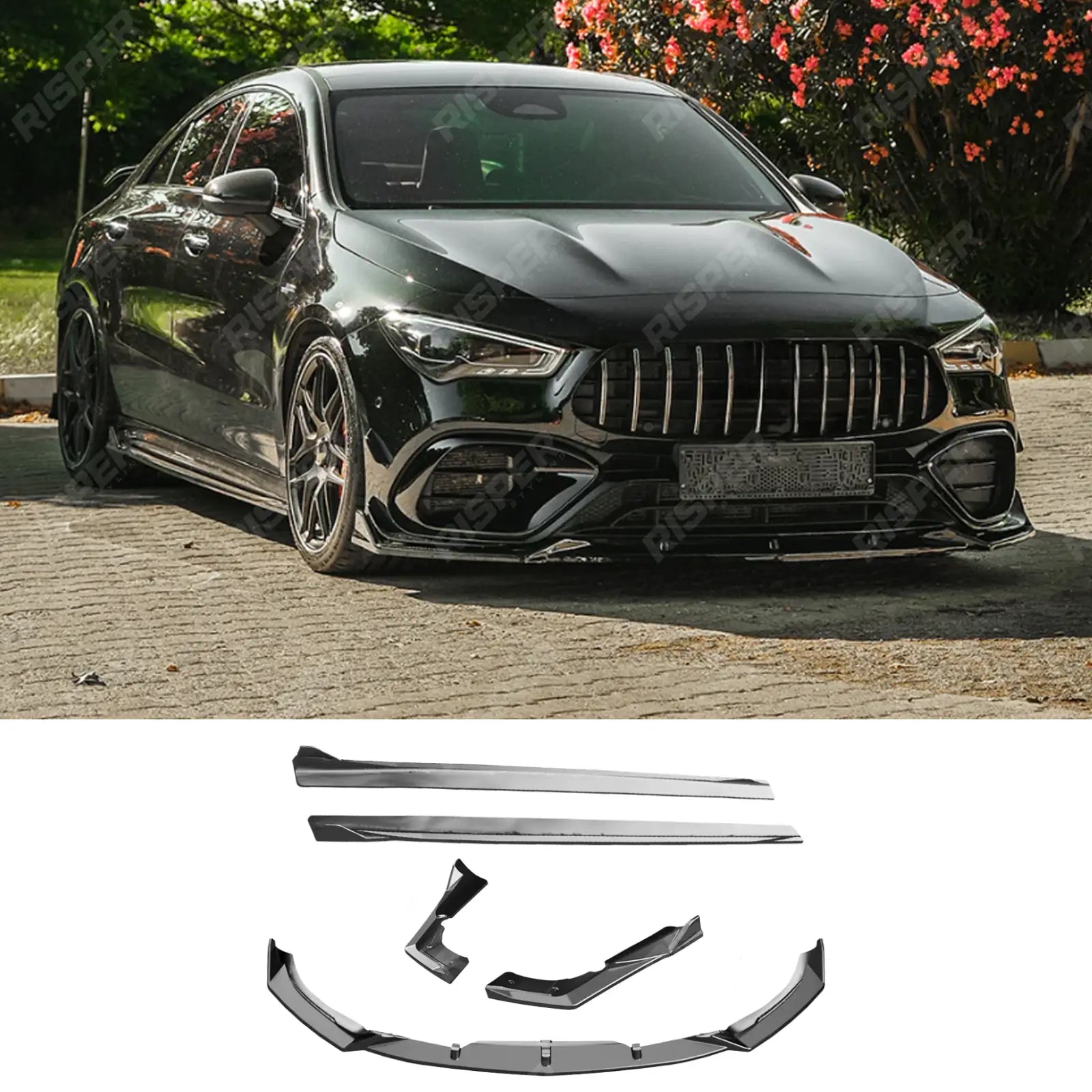 Mercedes CLA45 C118 2019-2023 Aero Body Kit In Gloss Black Aero Kit Main image