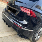 VW Tiguan MK2 R-Line 2015-2020 Aero Body Kit In Gloss Black - Aero Kit