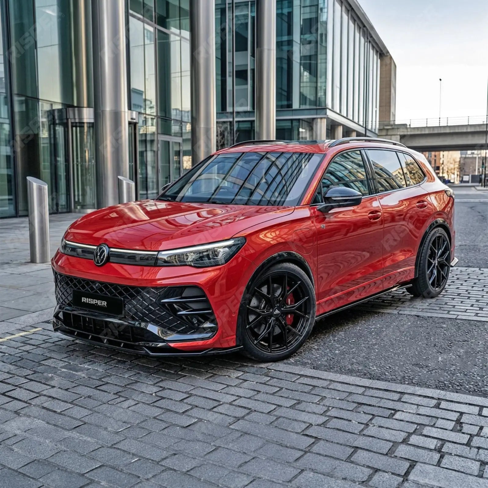 Aero Body Kit In Gloss Black For VW Tiguan R-Line MK3 2024 On Secondary image