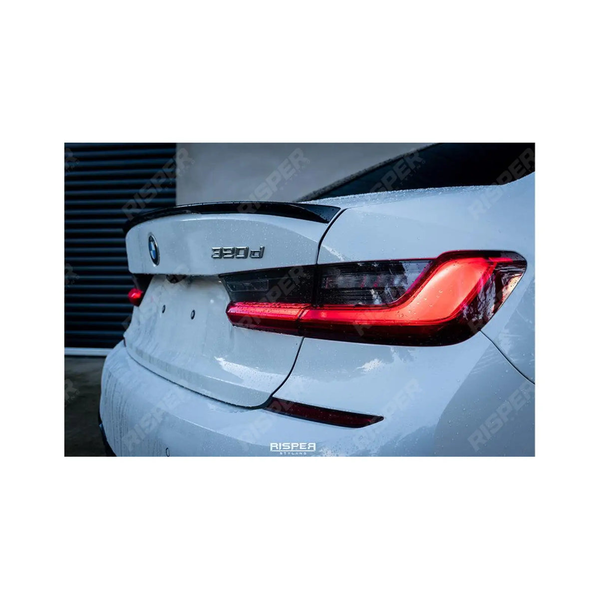 BMW 3 Series G20 G28 M Sport 2018+ Gloss Black Aero Kit Lip Package