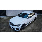 BMW 3 Series G20 G28 M Sport 2018+ Gloss Black Aero Kit Lip Package