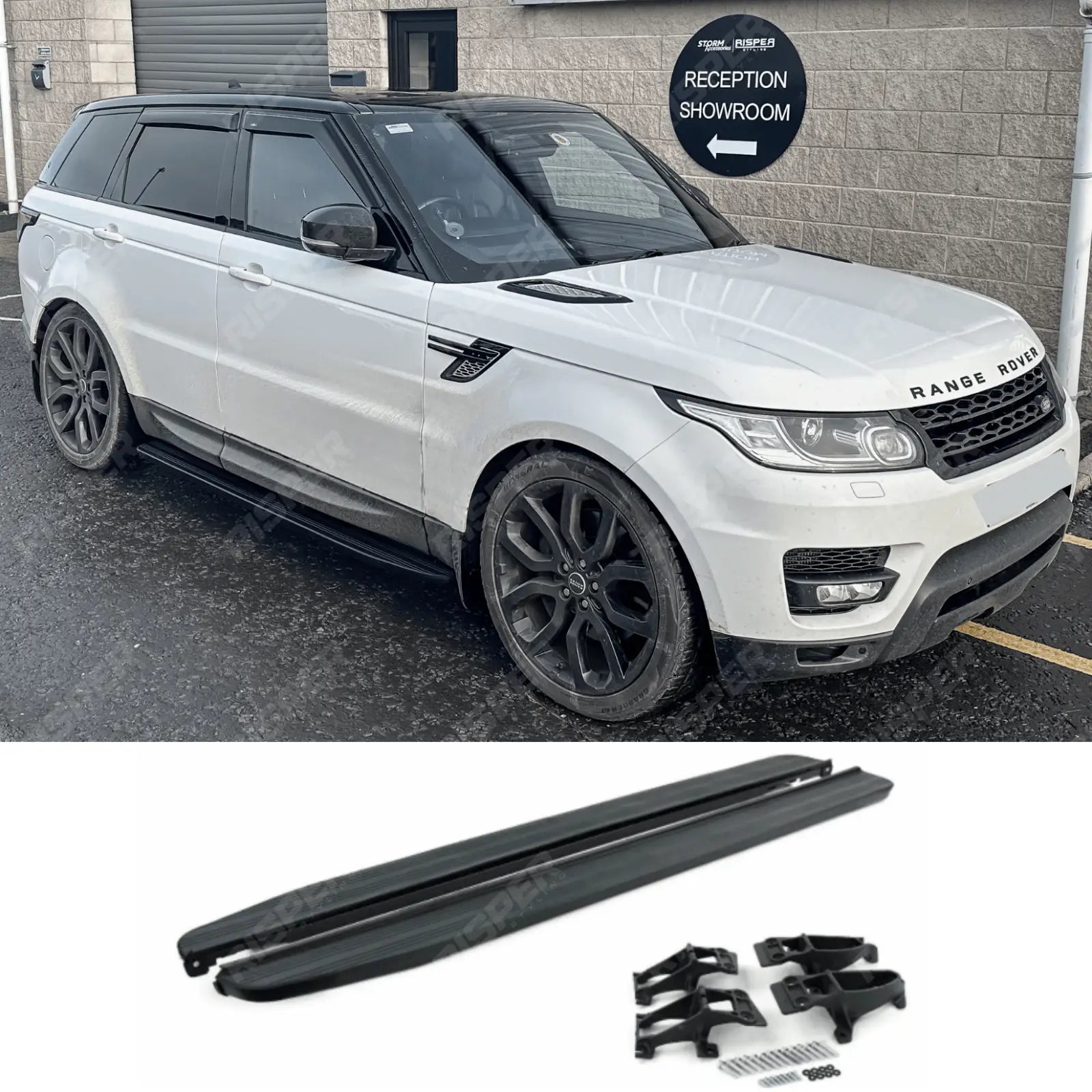 Range Rover Sport / Vogue / 2013 - 2021 All Black Side Steps Main image