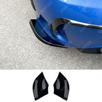 Amg LINE Rear Splitters in Gloss Black For Mercedes A Class W176 2013-2016 Pre Facelift - Rear Bumper Splitters