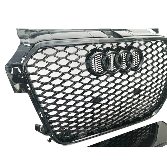 Audi A1/S1 2010 - 2014 8P RS1 Style Gloss Black Honeycomb Grille