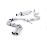 Audi A3 8V 2.0TDI 184PS 2013-2020 Milltek Sport Cat Back Exhaust System Resonated - (Quieter) EC Approved Polished Tips