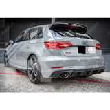 Audi A3 8V Hatch 2014 - 2020 Oettinger Style Gloss Black Rear Spoiler