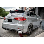 Audi A3 8V Hatch 2014 - 2020 Oettinger Style Gloss Black Rear Spoiler