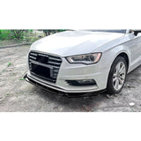 Audi A3 8V Pre Facelift 2013-2016 Standard Models Front Splitter In Gloss Black Front Splitter
