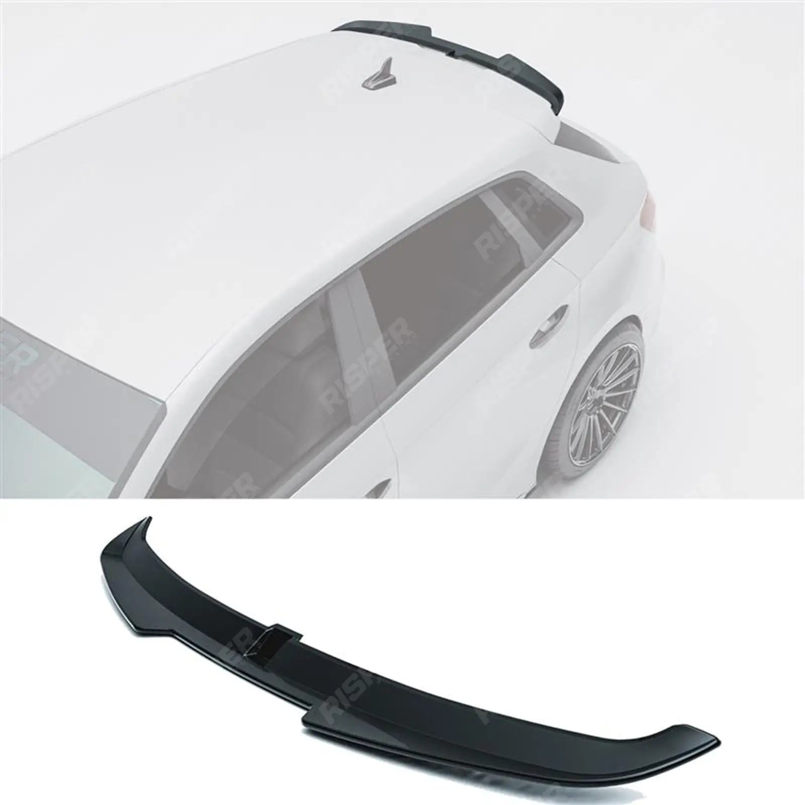 Audi A3 8Y Sport Back 2021+ V2 Spoiler Cap In Gloss Black Spoiler Main image