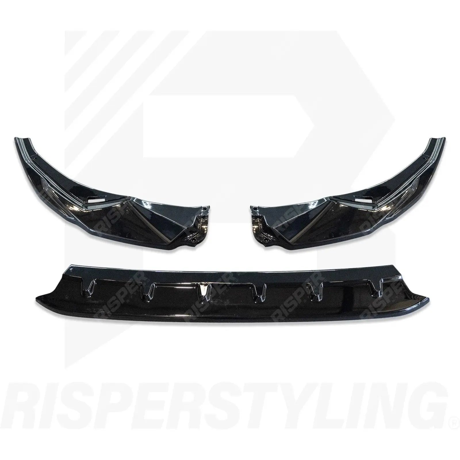 Audi A3 8Y Hatch & Saloon 2021+ Gloss Black Front Splitter Lip