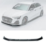 Audi A3 S Line S3 8Y Saloon / Sportback 2024+ - Front Splitter Lip In Gloss Black Front Splitter
