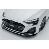 Audi A3 S Line S3 8Y Saloon / Sportback 2024+ - Front Splitter Lip In Gloss Black Front Splitter