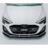Audi A3 S Line S3 8Y Saloon / Sportback 2024+ - Front Splitter Lip In Gloss Black Front Splitter