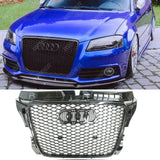Audi A3/S3 8P 2008 - 2012 RS3 Style Gloss Black Honeycomb Grill