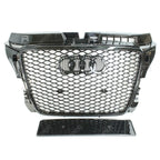 Audi A3/S3 8P 2008 - 2012 RS3 Style Gloss Black Honeycomb Grill