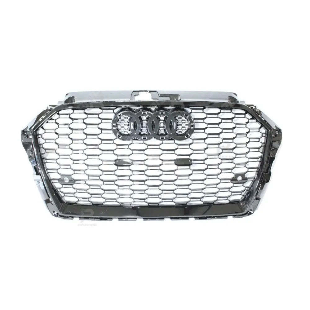 Audi A3/S3 8V 2017 - 2020 RS3 Style Gloss Black Honeycomb Grill