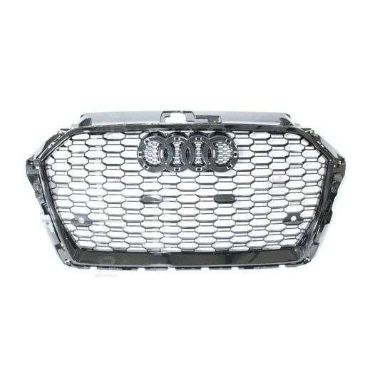 Audi A3/S3 8V 2017 - 2020 RS3 Style Gloss Black Honeycomb Grill
