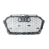 Audi A3/S3 8V 2017 - 2020 RS3 Style Gloss Black Honeycomb Grill