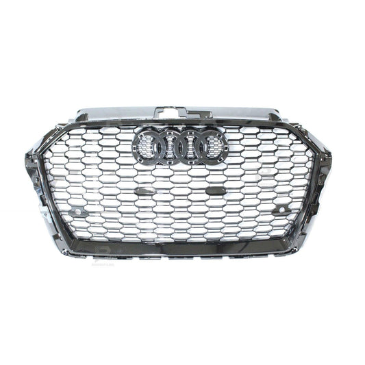 Audi A3/S3 8V 2017 - 2020 RS3 Style Gloss Black Honeycomb Grill