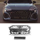 Audi A3/S3 8Y 2020+ RS3 Style Gloss Black Honeycomb Grill