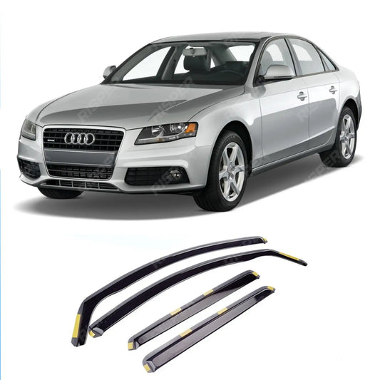 Audi A4 B8 2009 - 2016 STX Dark Smoke 4PC Internal Wind Deflectors
