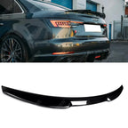 Audi A4 B9 2016-2019 Gloss Black RS4 Style Rear Spoiler Spoiler