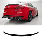 Audi A4 B9 2016-2019 Gloss Black S4 Style Rear Spoiler Spoiler