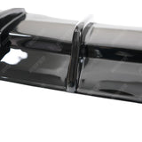 AUDI A4 B9 FACELIFT 2019-2024 REAR VALANCE IN GLOSS BLACK Diffuser