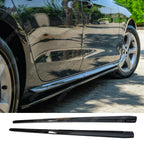 Audi A4 B9 Facelift 2019-2024 Side Skirts Set In Gloss Black Side Skirts