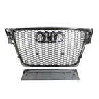 Audi A4 / S4 B8 2008 - 2012 RS4 Style Gloss Black Honeycomb Grill