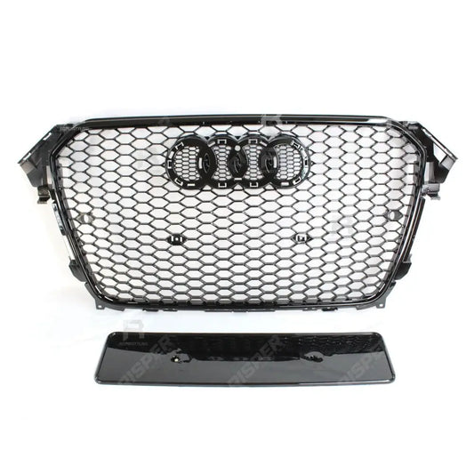 Audi A4 / S4 B8.5 2012 - 2016 RS4 Style Gloss Black Honeycomb Grill