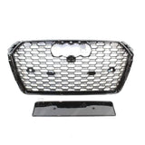 Audi A4 / S4 B9 2016 - 2019 Gloss Black RS4 Style Honeycomb Grill