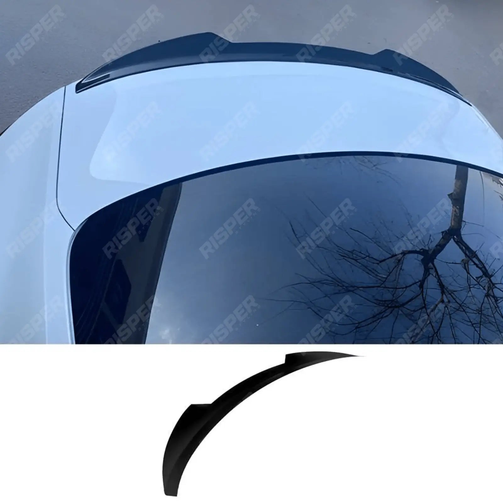 Audi A5 Coupe S - line 2017+ / A5 Sportback 2019+ - Risper Spoiler Lip In Gloss Black Main image