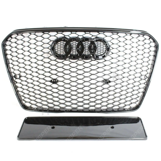 Audi A5 / S5 B8.5 2013 - 2016 Gloss Black RS5 Style Honeycomb Grill