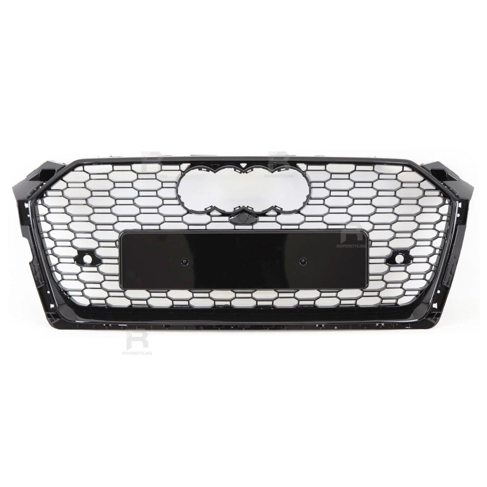 Audi A5 / S5 B9 (8W6) 2016 - 2019 Gloss Black RS5 Style Honeycomb Grill