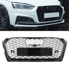 Audi A5 / S5 B9 (8W6) 2016 - 2019 Gloss Black RS5 Style Honeycomb Grill