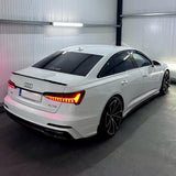 Audi A6 C8 2019+ Gloss Black RS6 - Style Rear Boot Spoiler