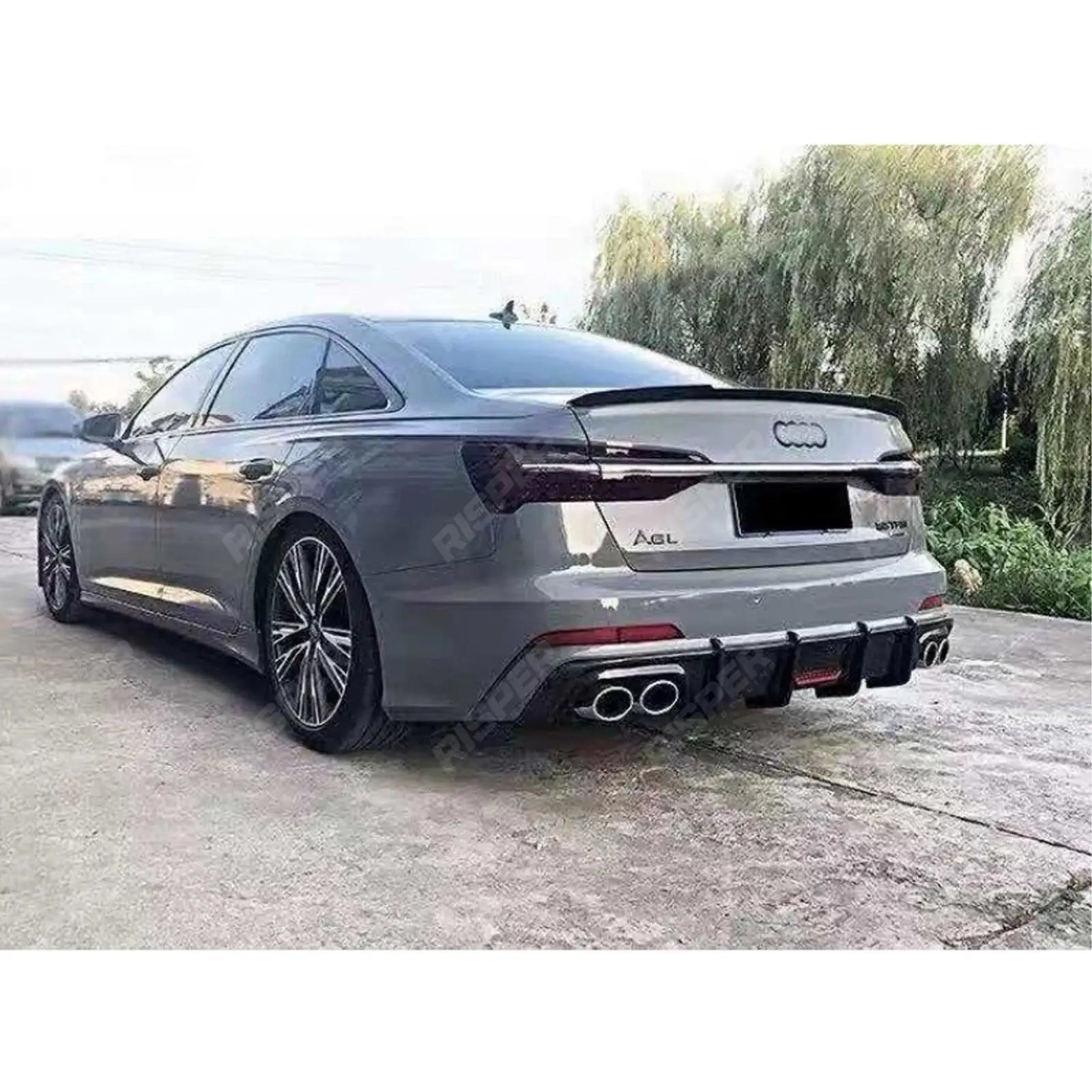 Audi A6 C8 2019+ Gloss Black RS6 - Style Rear Boot Spoiler