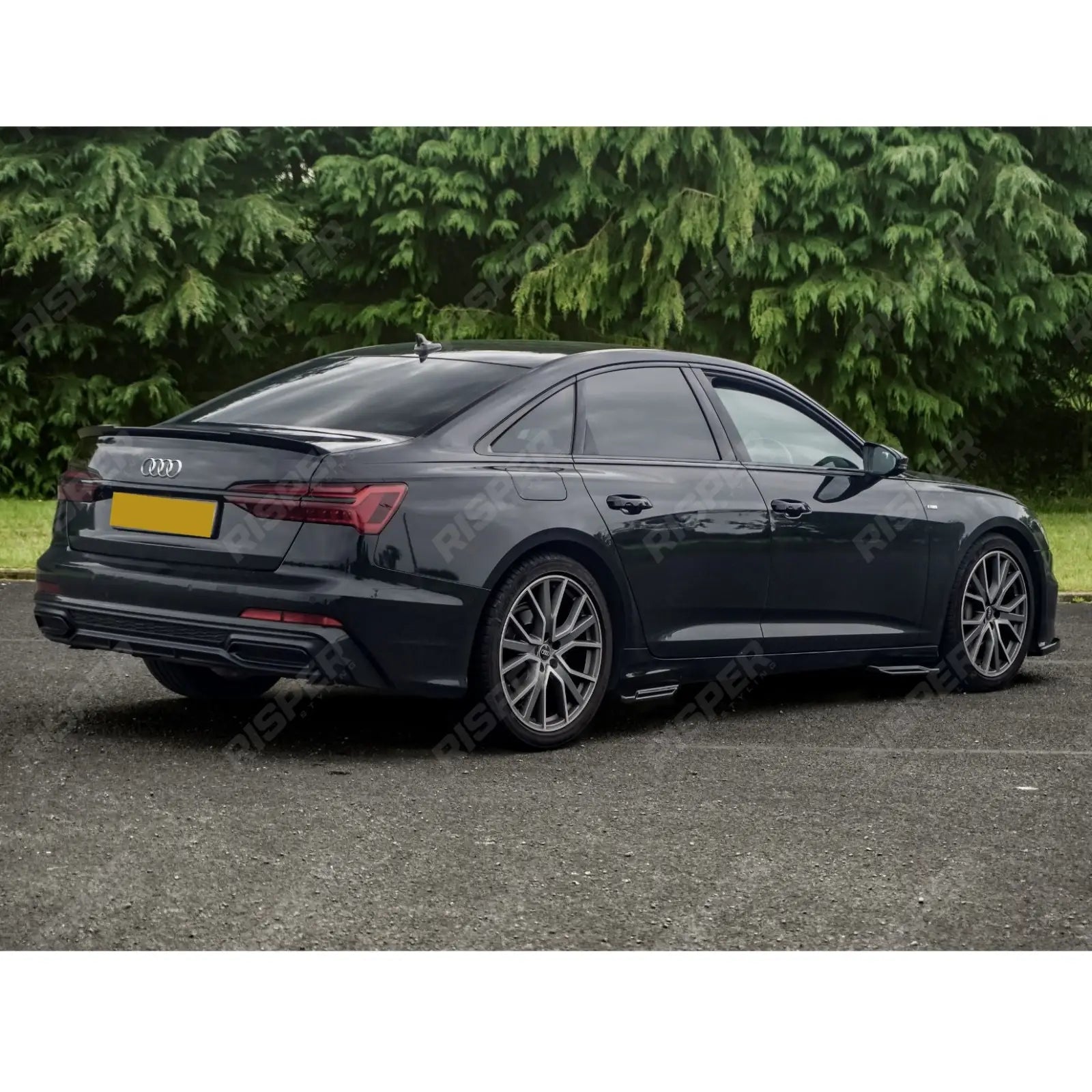 Audi A6 C8 2019+ Gloss Black RS6-Style Rear Boot Spoiler Spoiler