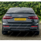 Audi A6 C8 2019+ Gloss Black RS6-Style Rear Boot Spoiler Spoiler