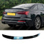 Audi A6 C8 2019+ Gloss Black RS6-Style Rear Boot Spoiler Spoiler