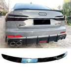 Audi A6 C8 2019+ Gloss Black RS6 - Style Rear Boot Spoiler