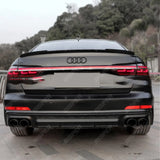 Audi A6 C8 2019+ Gloss Black RS6 - Style Rear Boot Spoiler