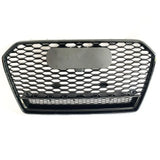 Audi A6 / S6 C7.5 2016 - 2018 Gloss Black RS6 Style Honeycomb Grill