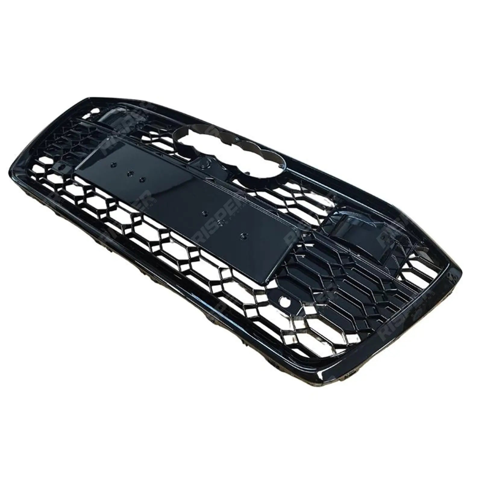 AUDI A6 / S6 C8 2019+ GLOSS BLACK RS6 STYLE HONEYCOMB GRILL FITS WITH ACC AND WITHOUT Grilles Main image
